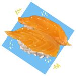  absurdres fish_(food) food food_focus highres no_humans original rice sparkle sushi takisou_sou 