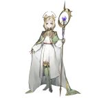  1girl absurdres aged_down aqua_eyes blonde_hair boots brand_of_the_exalt cape drill_hair drill_sidelocks emmeryn_(child)_(fire_emblem) emmeryn_(fire_emblem) facial_mark fire_emblem fire_emblem_awakening fire_emblem_heroes forehead_mark green_cape green_footwear highres holding holding_staff ichibi knee_boots looking_at_viewer medium_hair multicolored_cape multicolored_clothes official_art robe sidelocks smile solo staff tachi-e tiara white_cape white_robe 