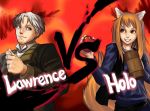  4chan apple craft_lawrence drawfag fake_screenshot fighting_game food fruit holo parody short_hair silver_hair spice_and_wolf street_fighter street_fighter_iv tail wolf_ears wolf_tail 