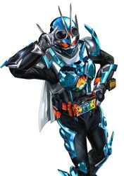  1boy 2023 adjusting_eyewear armor arrow_(symbol) black_bodysuit blue_armor bodysuit driver_(kamen_rider) fire gloves glowing glowing_eyes goggles goggles_on_head gotcha_driver hand_on_eyewear highres kamen_rider kamen_rider_gotchard kamen_rider_gotchard_(series) looking_at_viewer male_focus masukudo_(hamamoto_hikaru) orange_eyes rider_belt scarf solo steam_hopper tokusatsu white_gloves white_scarf yellow_eyes 