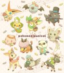  blitzle crown deerling glasses hat jippe microphone minccino munna oshawott pidove pokemon pokemon_(creature) pokemon_(game) pokemon_black_and_white pokemon_bw scarf sewaddle snivy sunglasses tepig tiara top_hat victini woobat zorua 