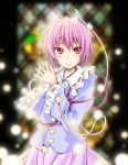  hands_together komeiji_satori mitsuharu_iseki smile touhou 