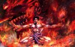  fire homex male manly muscle naruto susanoo uchiha_sasuke 