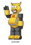  bumblebee grin homer_simpson smile soxy the_simpsons transformers waving 