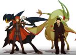  cape champion flygon garchomp multiple_boys poke_ball pokemon pokemon_(game) pokemon_gsc pokemon_heartgold_and_soulsilver pokemon_rgby sakaki_(pokemon) sun-baby team_rocket wataru_(pokemon) 