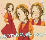  brown_eyes brown_hair costume k-on! romeo_and_juliet romeo_and_juliet_(k-on!) short_hair tainaka_ritsu translated wig 