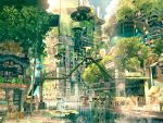  building city nature scenery scenic teikoku_shounen water 