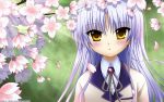   angel_beats! cherry_blossoms flower tachibana_kanade tenshi  