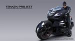  highres kazama_jin leather_jacket motor_vehicle motorcycle namco official_art sunglasses tekken vehicle wallpaper 