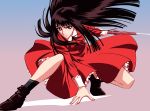  black_hair dress highres kishuu_arashi long_hair red_dress solo sword weapon x/1999 x_(manga) 