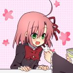  bad_id bunny food green_eyes pink_hair sakurano_kurimu school_uniform seitokai_no_ichizon shacttainw 