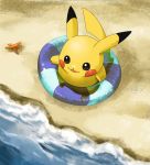  1other beach creatures_(company) game_freak gen_1_pokemon innertube mouse nintendo no_humans olm_digital pikachu pokemon pokemon_(anime) pokemon_(creature) pokemon_(game) pokemon_rgby solo starfish suppo tagme 