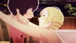  atlus black_hair blonde_hair blue_eyes blush cap catherine catherine_(game) soejima_shigenori vincent_(catherine) 