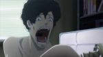  atlus black_hair cap catherine catherine_(game) open_mouth soejima_shigenori sweat vincent_(catherine) 