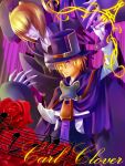  blazblue blonde_hair blue_eyes carl_clover character_name doll glasses haine_gallop hat highres male nirvana 