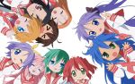  extraction hiiragi_kagami hiiragi_tsukasa iwasaki_minami izumi_konata kobayakawa_yutaka kusakabe_misao lucky_star minegishi_ayano patricia_martin seifuku takara_miyuki tamura_hiyori vector 