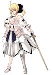  armor extraction fate/stay_night fate/unlimited_codes saber saber_lily sword vector 