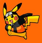  cosplay forehead_protector konohagakure_symbol kunai lowres naruto pikachu pokachuu pokemon pokemon_(creature) solo uzumaki_naruto uzumaki_naruto_(cosplay) weapon 