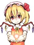 bad_id chikamichi flandre_scarlet hands highres smile touhou 
