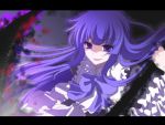  bow dress evil_grin evil_smile frederica_bernkastel frills grin letterboxed long_hair purple_eyes sakura_(lilak_a) smile solo umineko_no_naku_koro_ni violet_eyes 