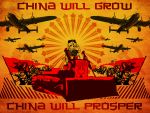  avro_lancaster bulldozer china highres hong_meiling parody poster propaganda touhou wallpaper yam-potong 