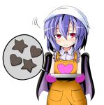  blush cookie food heart ichimi oven_mittens oven_mitts remilia_scarlet spoken_heart star sweatdrop touhou wings 