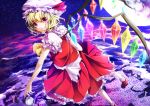  flandre_scarlet looking_back lulu_season moon night sky star star_(sky) starry_sky teacup touhou 