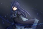  blue_hair dress frederica_bernkastel highres long_hair raemz ribbon umineko_no_naku_koro_ni weee_(raemz) 