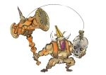  capcom hammer kaiju monster official_art okami okamiden skull solo youkai 