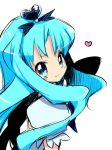  blue_eyes blue_hair cure_marine heart heartcatch_precure! kurumi_erika long_hair magical_girl nakamura_sandayo precure solo 