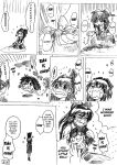  comic dos_(artist) hakurei_reimu hard_translated monochrome touhou translated yukkuri_shiteitte_ne 