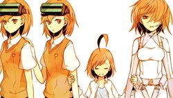  brown_eyes brown_hair canary000 closed_eyes head_mounted_display last_order misaka_imouto misaka_worst school_uniform to_aru_majutsu_no_index uniform 