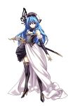  blue_hair duplicate espgarude hirano_katsuyuki idea-factory spectral_force_genesis sword weapon 