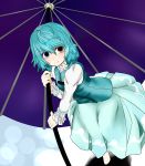  artist_request blush heterochromia tatara_kogasa touhou umbrella 