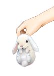  bunny hands lilac_(artist) original rabbit simple_background 
