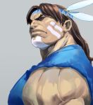  brown_hair capcom cozy face_paint facepaint male muscles solo street_fighter thunder_hawk 