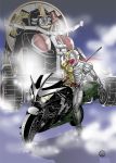  highres kamen_rider kamen_rider_double kamen_rider_w motor_vehicle motorcycle pixiv_manga_sample vehicle 
