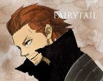  brown_hair collar english face fairy_tail gildarts_crive ginger_(niningasi) lowres male profile solo stubble 