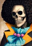  afro brook kei-suwabe male one_piece realistic skeleton skull solo 