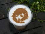  aoba_tsugumi coffee food kannagi latte_art photo 