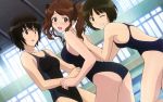 amagami blush nakata_sae nanasaki_ai pool school_swimsuit swimsuit tachibana_miya 