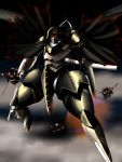 armor honesaikou nabuse nitroplus power_armor red_eyes soukou_akki_muramasa sword weapon 