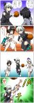  basketball comic highres inaba_tewi konpaku_youmu seren_(staphy) touhou translation_request uniform yagokoro_eirin 
