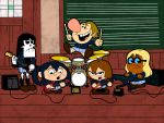  akiyama_mio_(cosplay) bass_guitar billy cosplay crossover drum drum_set electric_guitar grim grim_reaper guitar hirasawa_yui hirasawa_yui_(cosplay) instrument irwin_(grim_adventures) k-on! keyboard_(instrument) kotobuki_tsumugi kotobuki_tsumugi_(cosplay) mandy nakano_azusa nakano_azusa_(cosplay) pantyhose parody pud'n tainaka_ritsu tainaka_ritsu_(cosplay) the_grim_adventures_of_billy_&amp;_mandy toon urondo25 