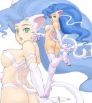  ass breasts capcom cat_ears cat_tail claws felicia highres kuro_suto_sukii legs solo tail vampire_(game) zoom_layer 