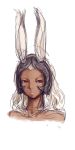  bunny_ears dark_skin final_fantasy final_fantasy_xii fran helmet highres rabbit_ears red_eyes sanchuu viera white_hair 