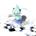  attack checkered checkered_floor dewott fang heripu no_humans pokemon pokemon_(creature) pokemon_(game) pokemon_black_and_white 