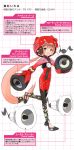 animal_ears animal_hat bangs bodysuit bow brown_eyes cat cat_ears diagram hair_ornament happy hat headphones hello_kitty helmet japanese_clothes kimono long_hair musical_note nekomura_iroha official_art okama open_mouth red running space speaker translated translation_request very_long_hair vocaloid 
