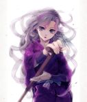  character_request highres ihiro japanese_clothes kimono long_hair purple_eyes purple_hair violet_eyes yukata 