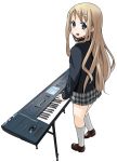  instrument k-on! kakifly keyboard_(instrument) korg kotobuki_tsumugi official_art school_uniform synthesizer 